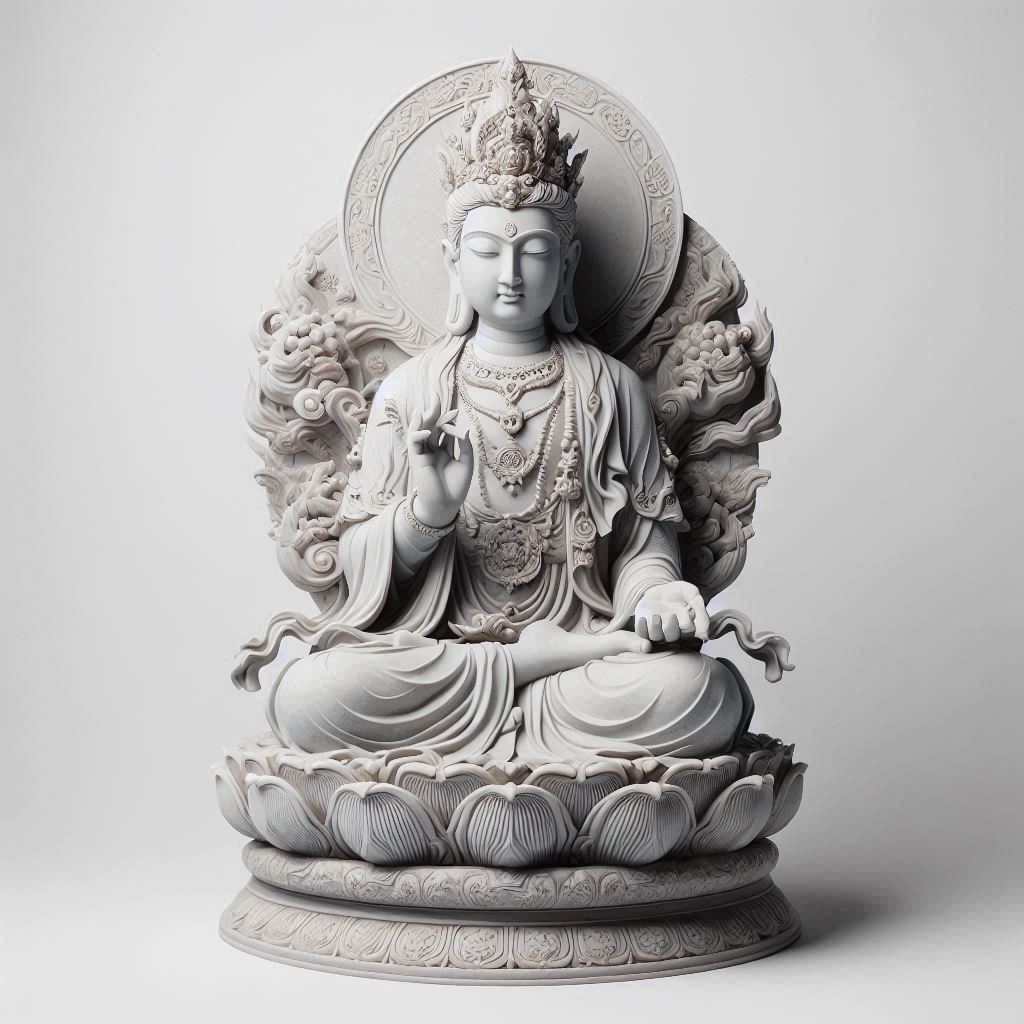 God Stone Statue