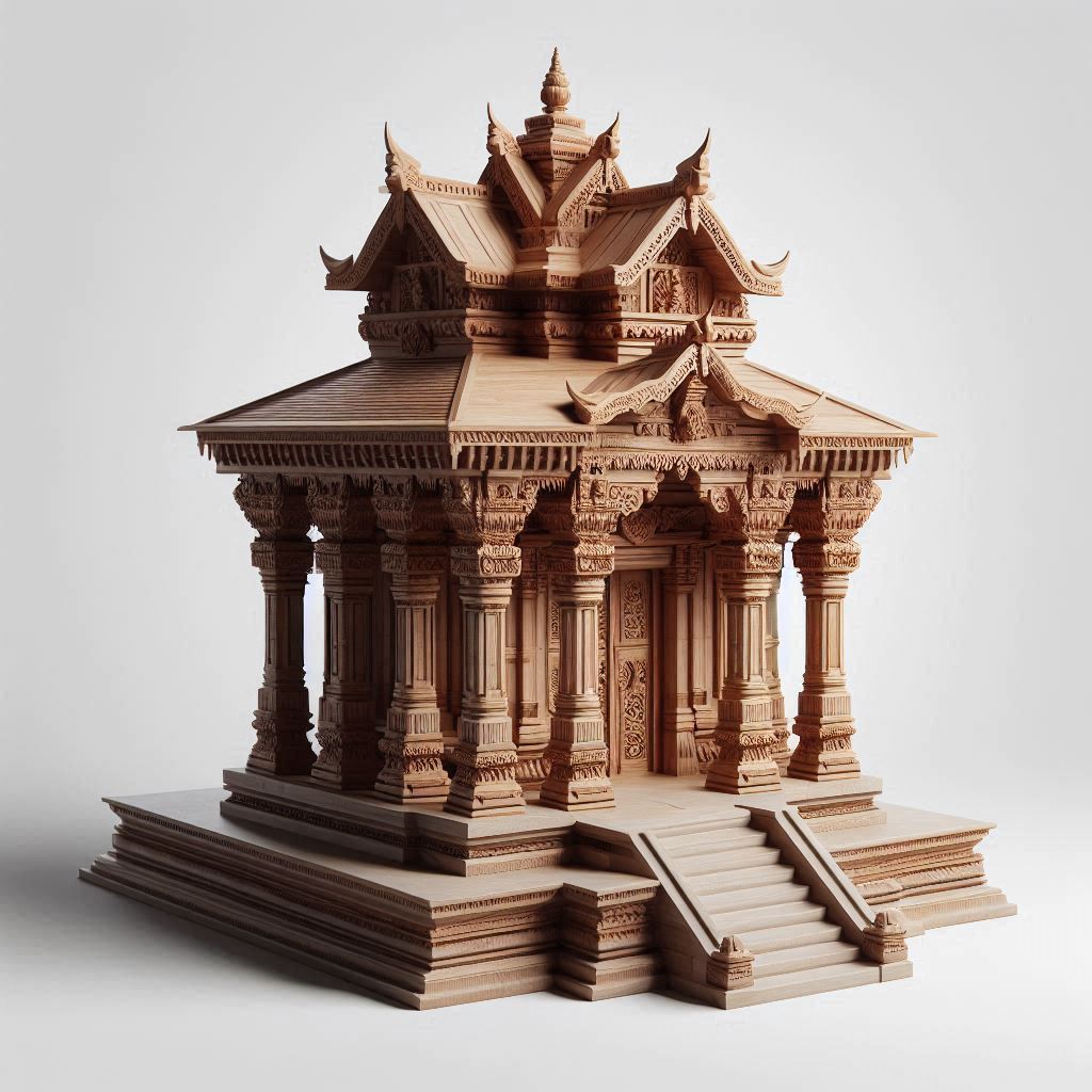 Teak Wood Temple